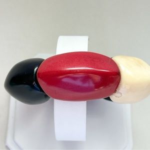 Costa Rican Bold Color Tagua Nut Stretch Bracelet